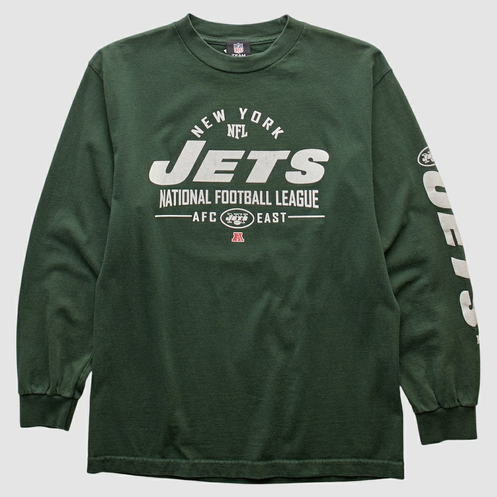 Fanatics New York Jets Team Edition Apparel 2010s Long Sleeve T-shirt Green Vintage
