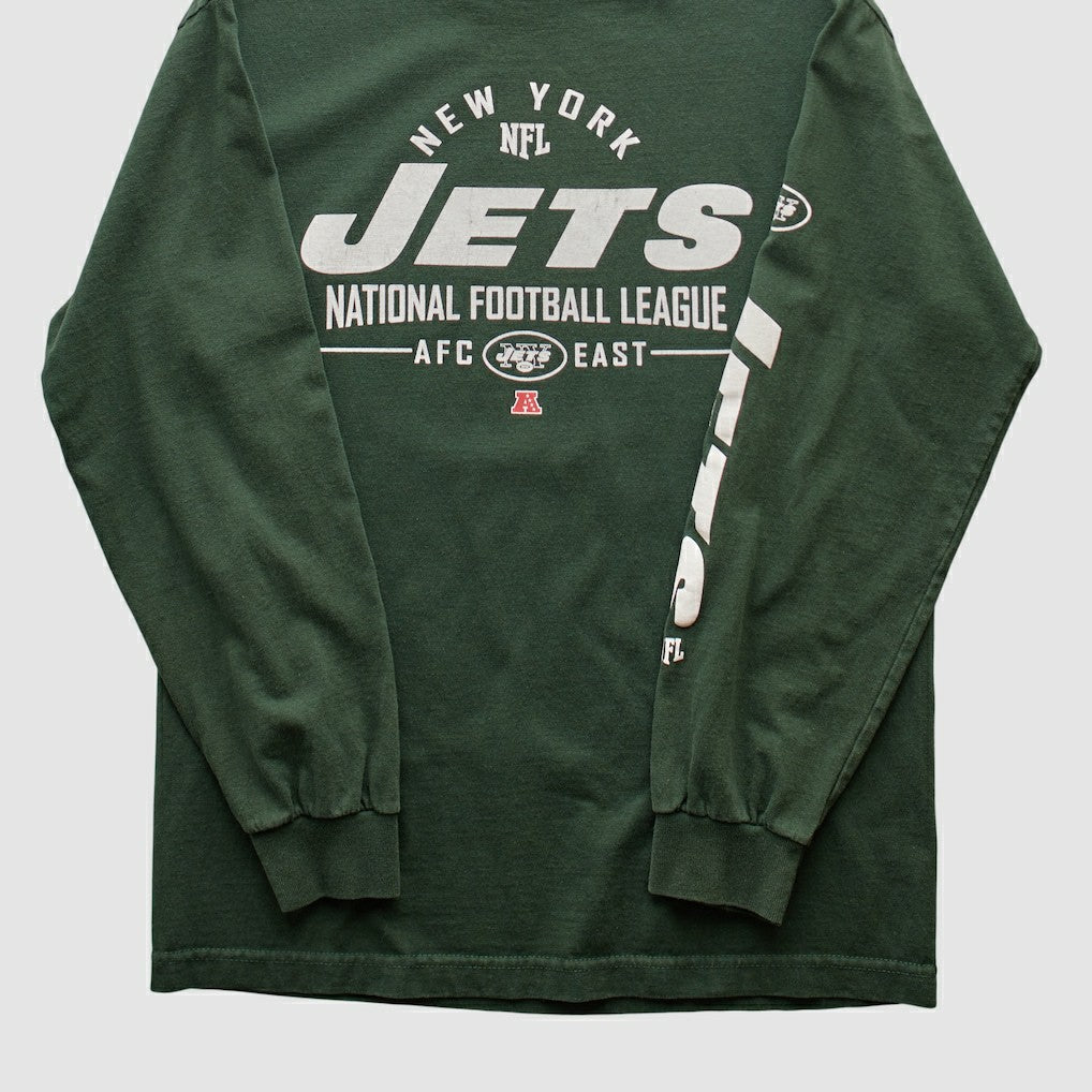 Fanatics New York Jets Team Edition Apparel 2010s Long Sleeve T-shirt Green Vintage
