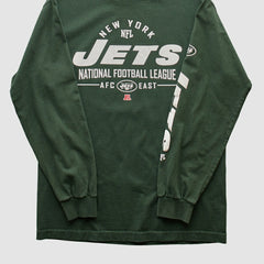 Fanatics New York Jets Team Edition Apparel 2010s Long Sleeve T-shirt Green Vintage
