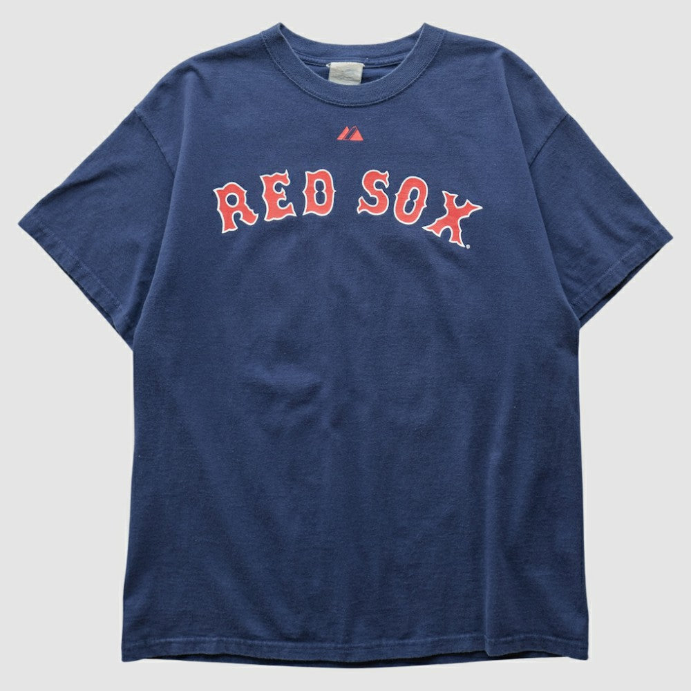 Boston Red Sox Majestic 2000s T-shirt - Navy - Vintage - Fanatics on Sale