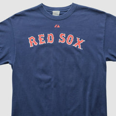 Boston Red Sox Majestic 2000s T-shirt - Navy - Vintage - Fanatics on Sale