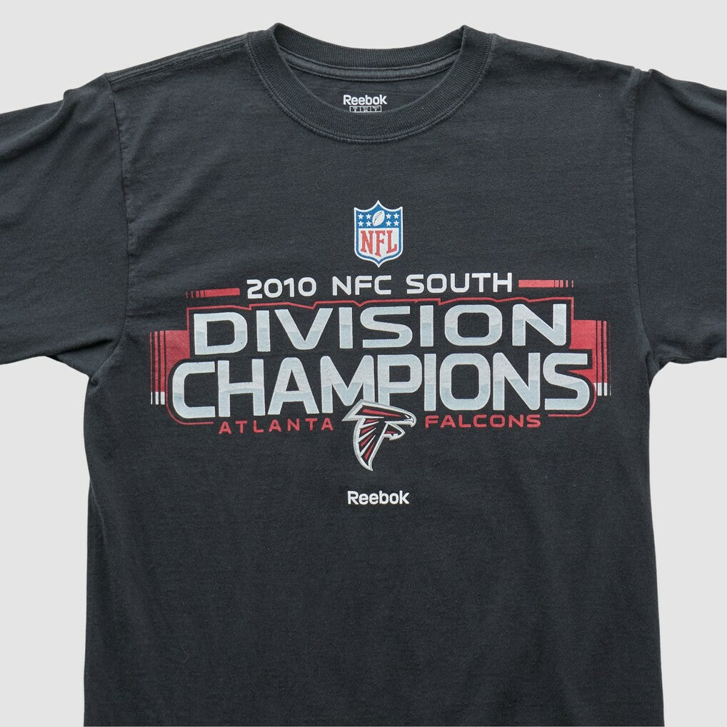 Fanatics Atlanta Falcons Reebok 2010 Long Sleeve T-shirt Black Vintage