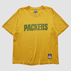 Fanatics Green Bay Packers Reebok 2000s T-shirt Yellow Vintage