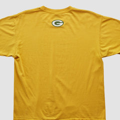 Fanatics Green Bay Packers Reebok 2000s T-shirt Yellow Vintage