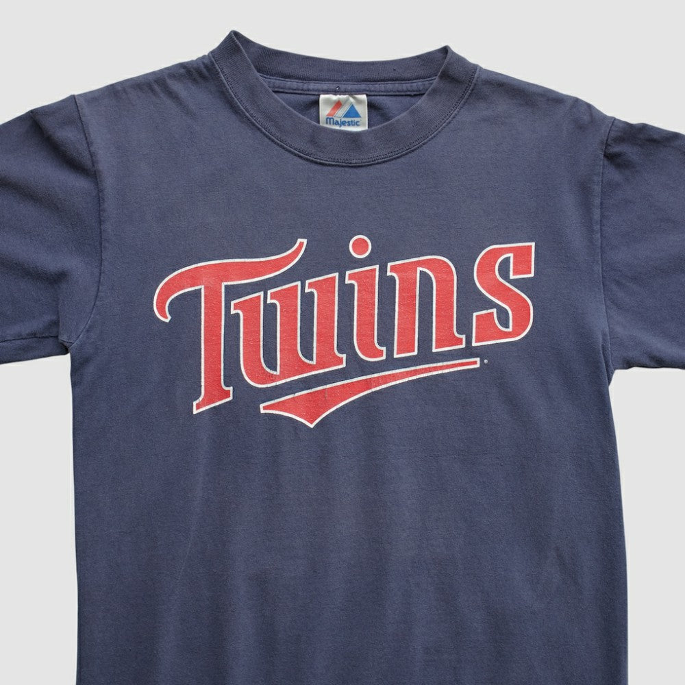 Minnesota Twins Majestic 2000s T-shirt - Navy - Vintage - Fanatics on Sale