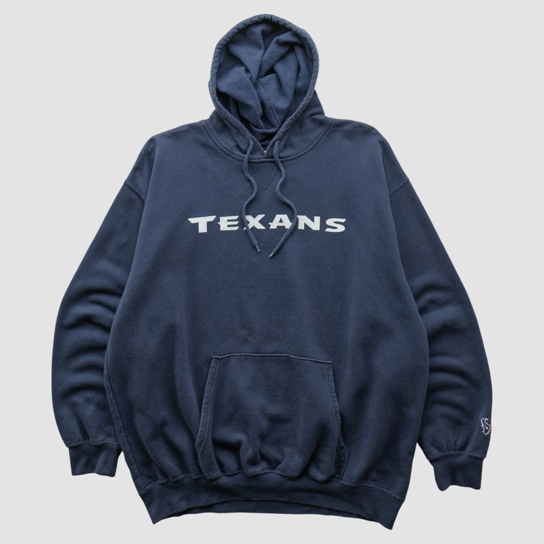 Fanatics Houston Texans NFL 2010s Hooded Pullover Sweatshirt Navy Vintage