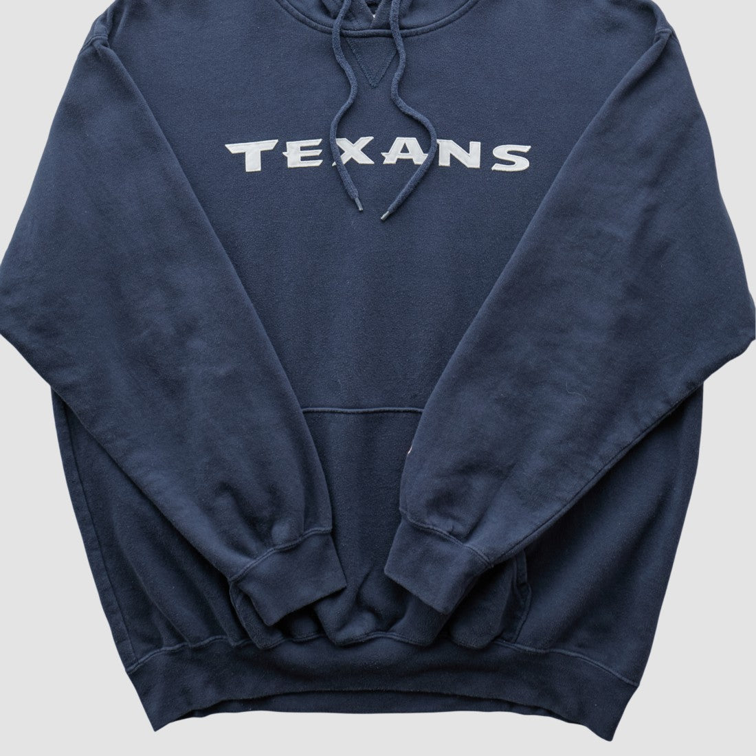 Fanatics Houston Texans NFL 2010s Hooded Pullover Sweatshirt Navy Vintage