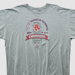 Boston Red Sox Gildan 2007 T-shirt - Heather Gray - 3XVintage - Fanatics Online