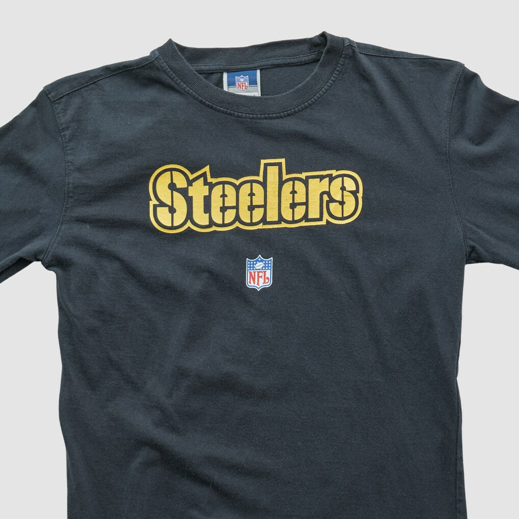 Fanatics Pittsburgh Steelers Reebok 2000s Long Sleeve T-shirt Black Vintage
