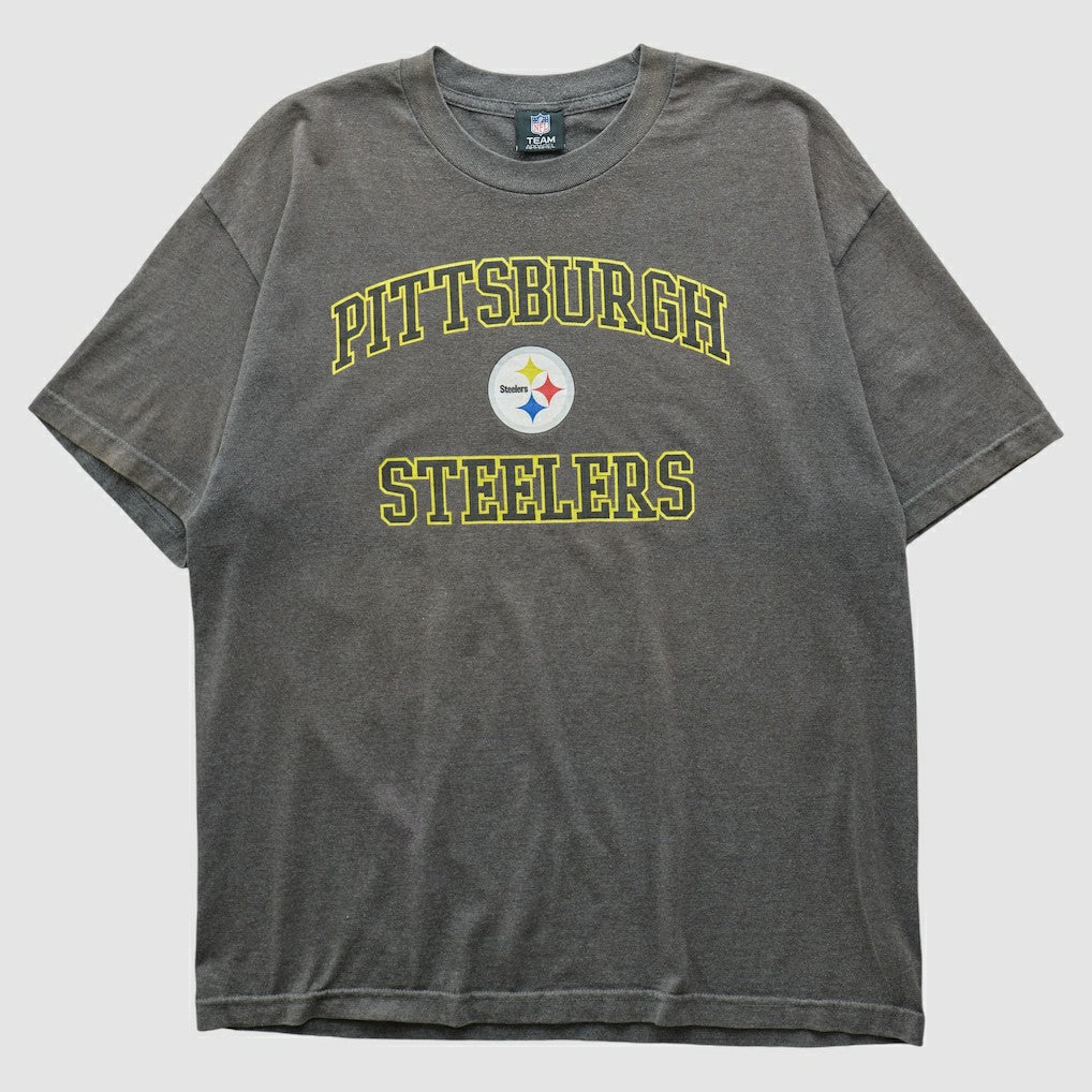 Fanatics Pittsburgh Steelers NFL 2010s T-shirt Dark Heather Gray Vintage