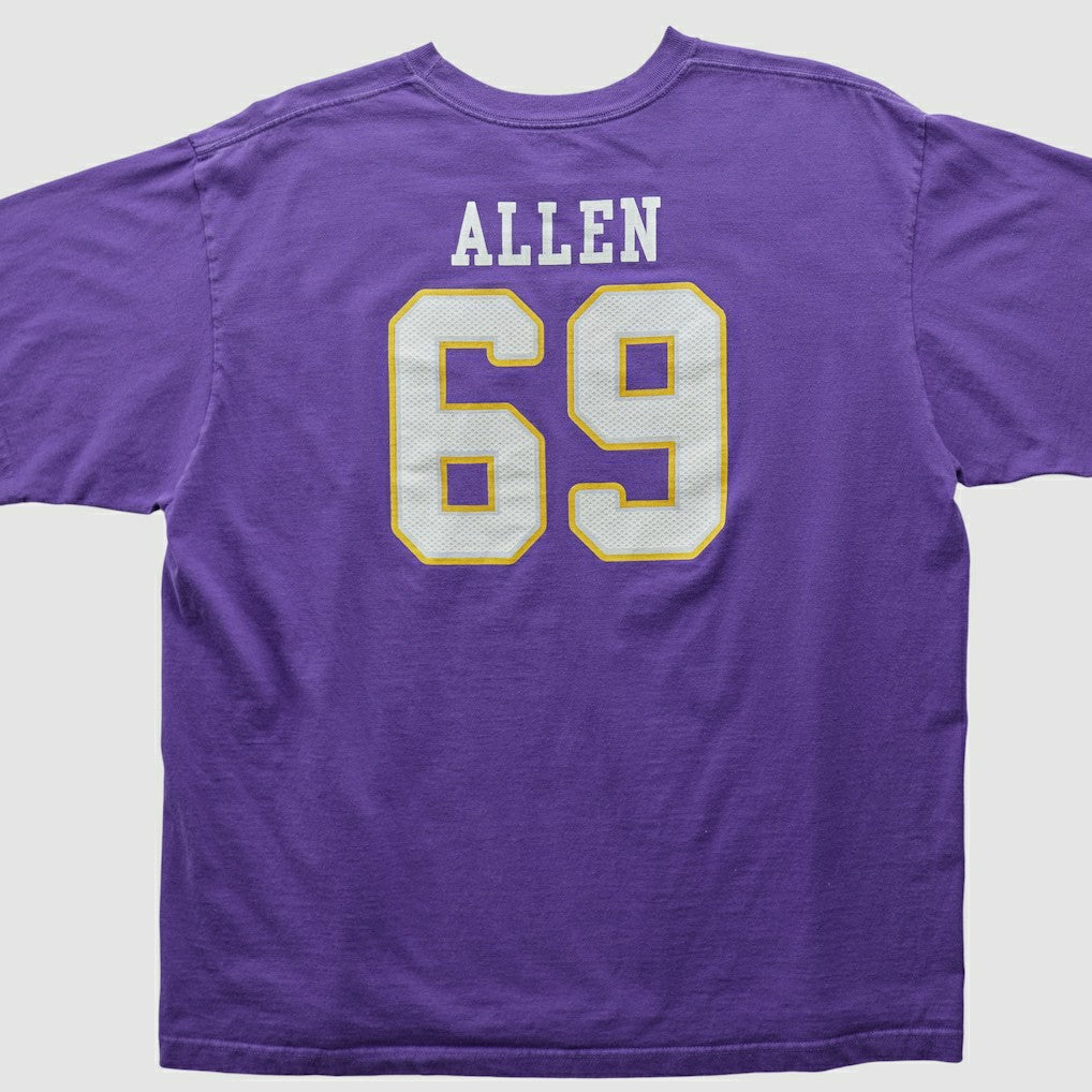 Fanatics Minnesota Vikings Reebok 2000s T-shirt Purple Vintage