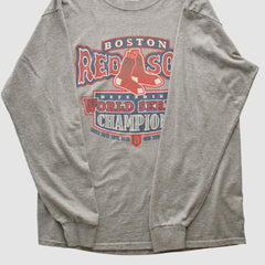 Boston Red Sox 2013 Long Sleeve T-shirt - Heather Gray - Vintage - Fanatics Online