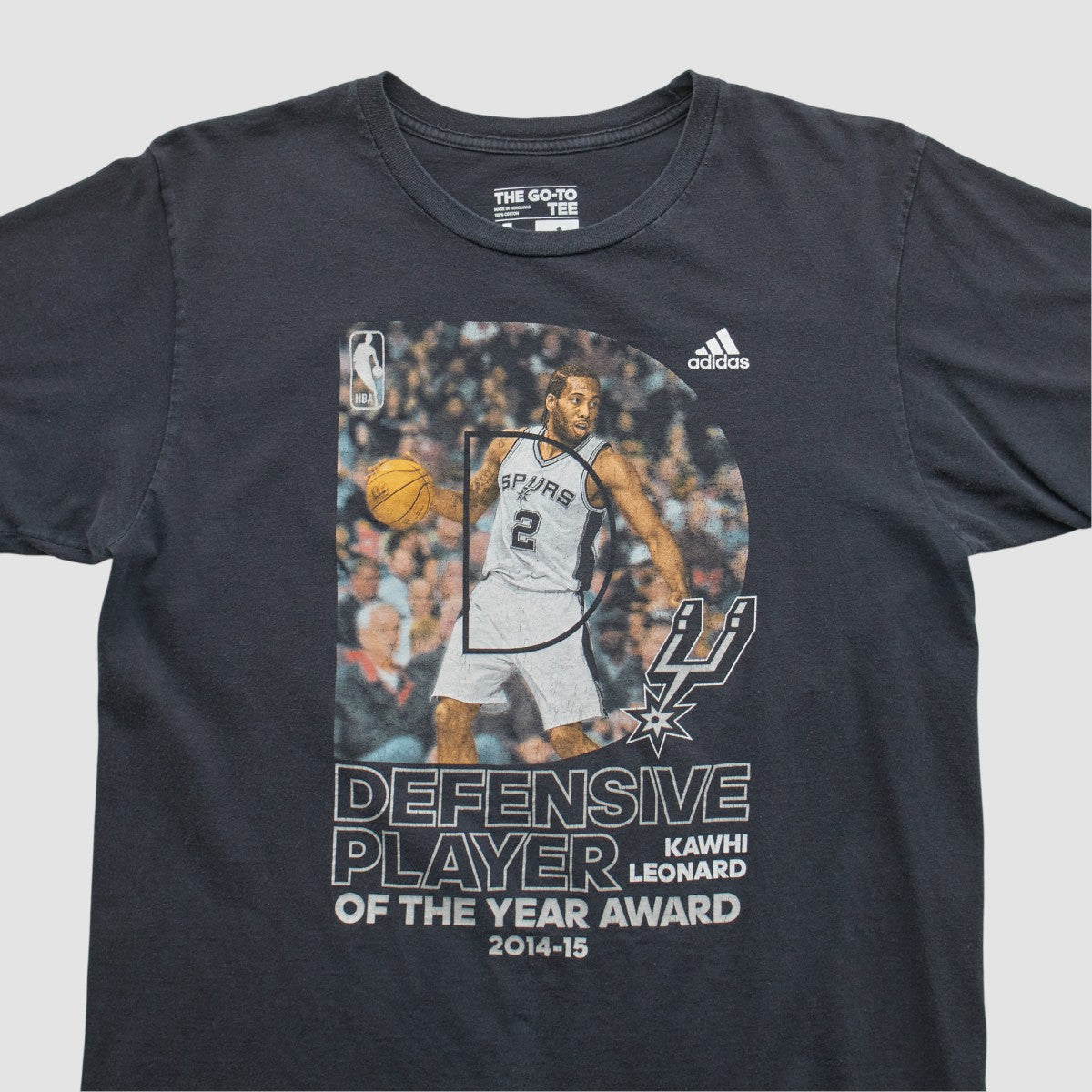 San Antonio Spurs 2015 T-shirt Black Vintage | Adidas