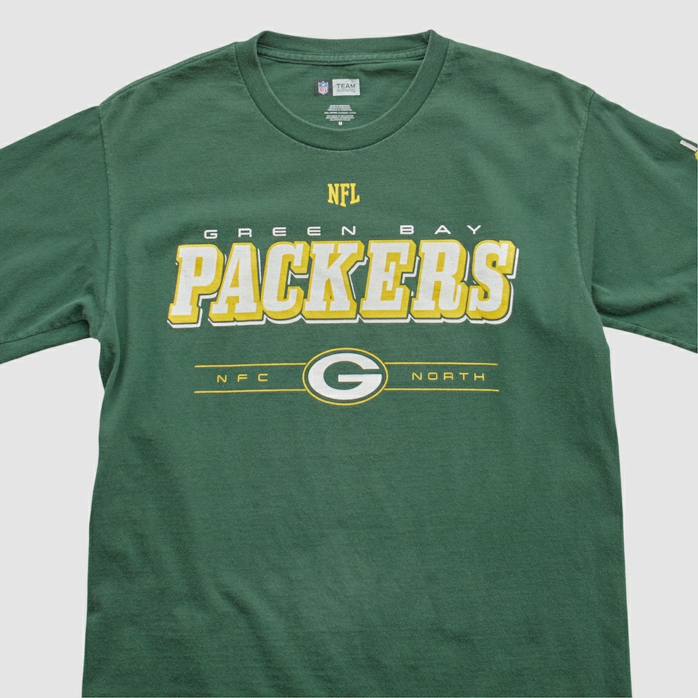 Fanatics Green Bay Packers Team Edition Apparel 2000s Long Sleeve T-shirt Green Vintage
