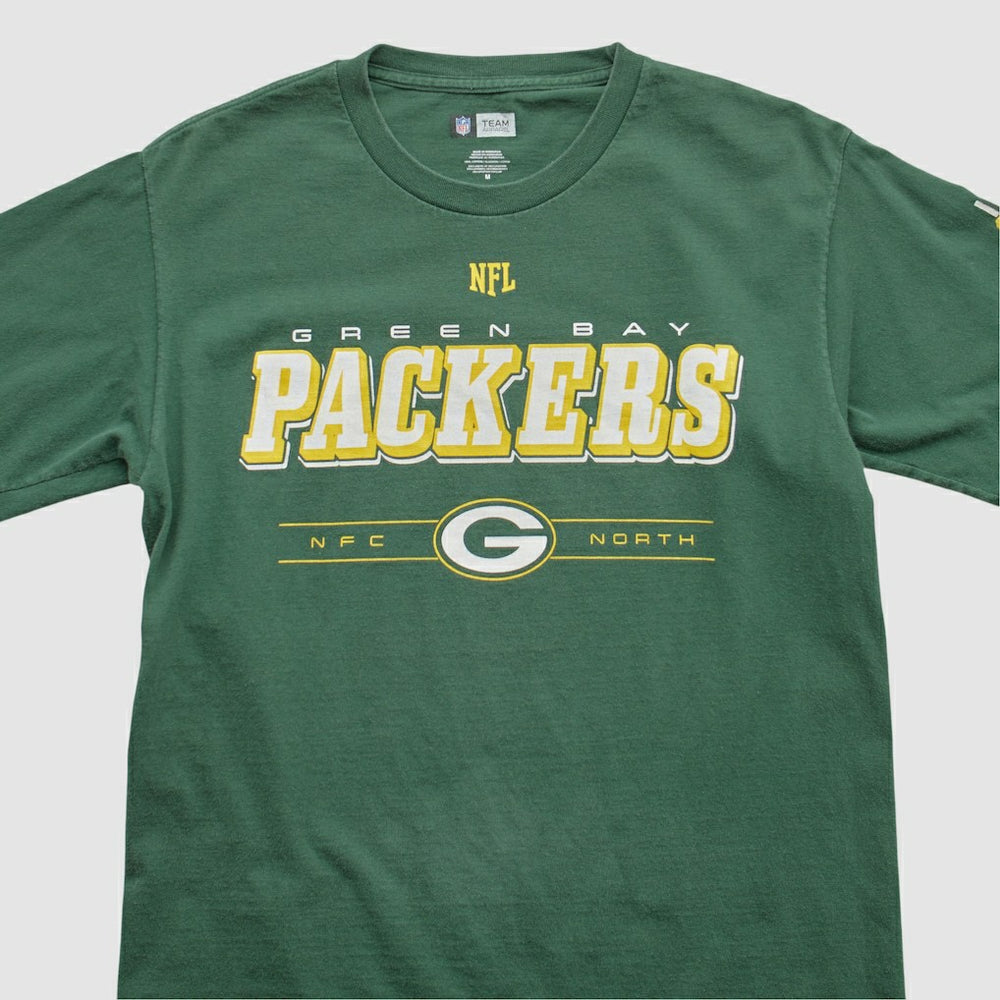Fanatics Green Bay Packers Team Edition Apparel 2000s Long Sleeve T-shirt Green Vintage