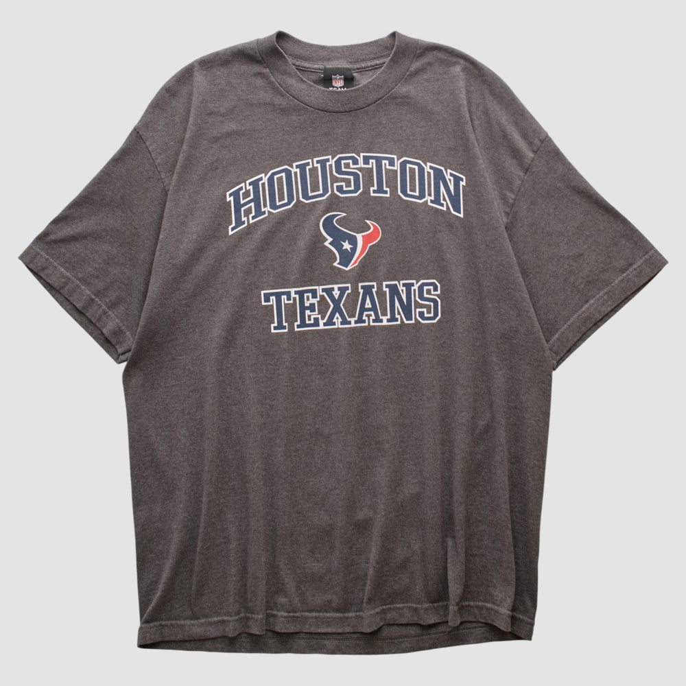 Fanatics Houston Texans NFL 2010s T-shirt Dark Heather Gray Vintage