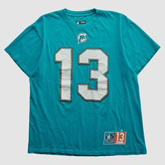 Fanatics Miami Dolphins Team Edition Apparel 2000s T-shirt Teal Vintage