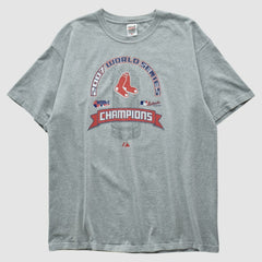 Boston Red Sox Anvil 2007 T-shirt - Heather Gray - Vintage - Fanatics on Sale