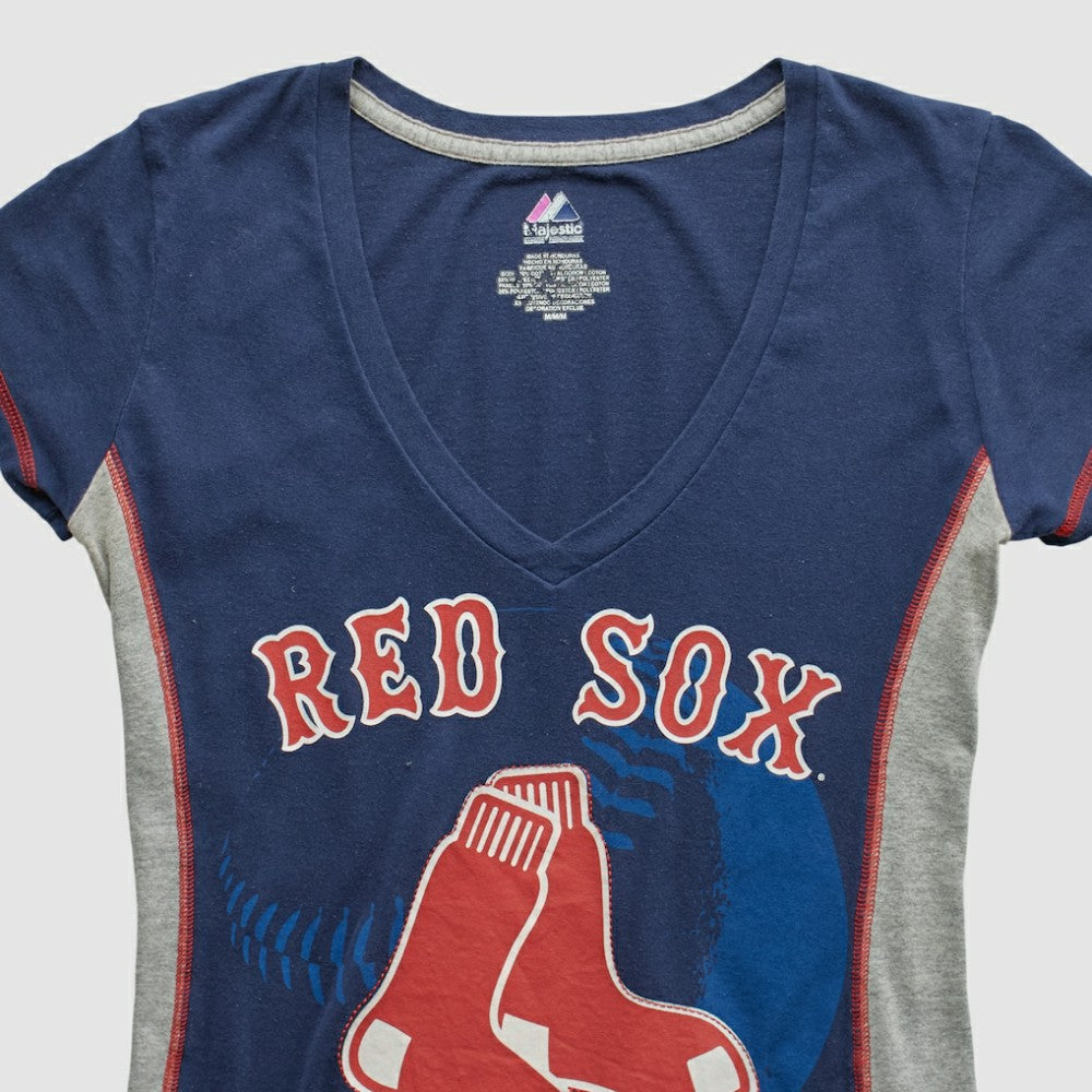 Boston Red Sox Majestic 2010s T-shirt - Navy - Vintage - Fanatics Lifestyle