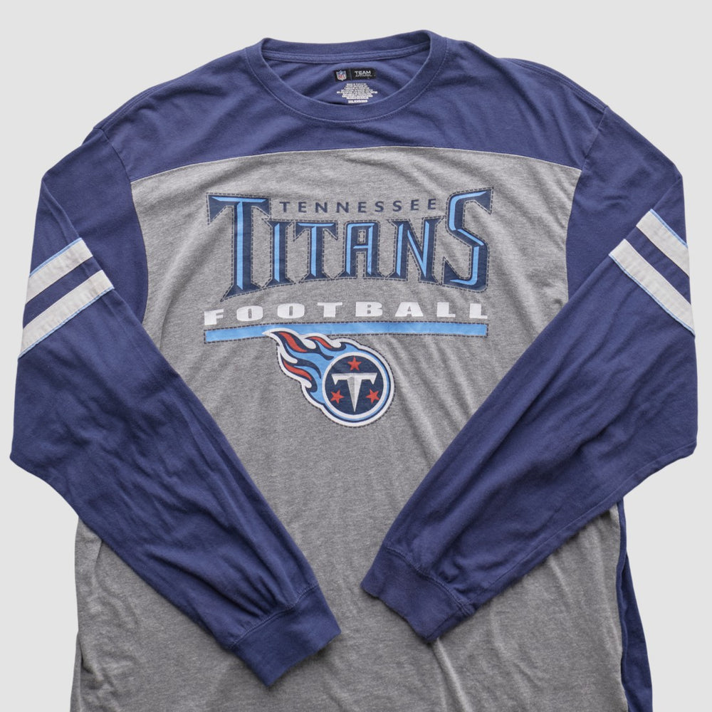 Fanatics Tennessee Titans 2010s Long Sleeve T-shirt Navy Vintage