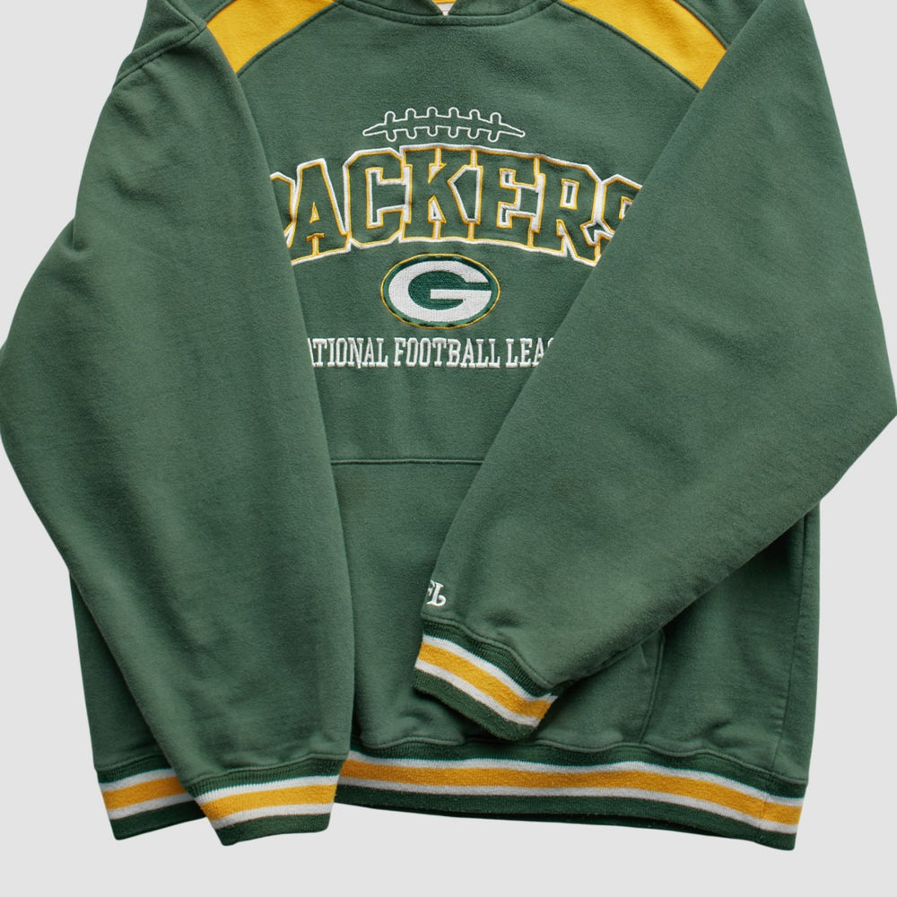 Fanatics Green Bay Packers NFL 2000s Hooded Pullover Sweatshirt Green Vintage