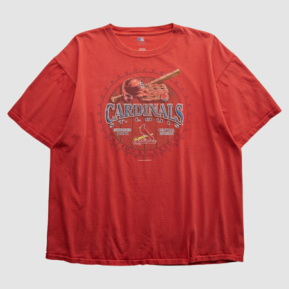 St. Louis Cardinals Genuine Merchandise 2000s T-shirt - Red - 2XVintage - Fanatics Lifestyle