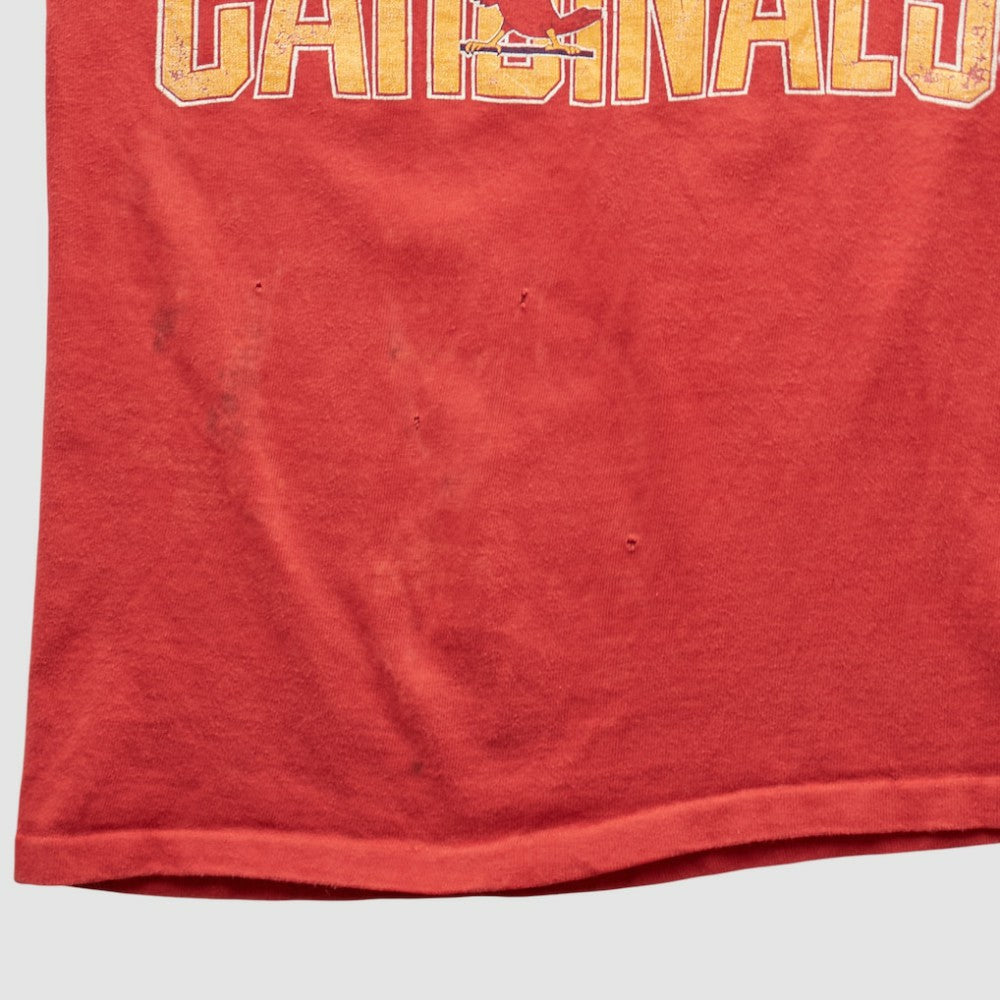 St. Louis Cardinals Logo 7 90s T-shirt - Red - Vintage - Fanatics Sale
