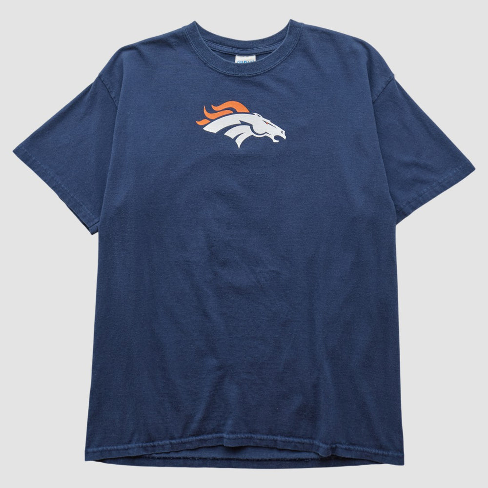 Fanatics Denver Broncos Gildan 2010s T-shirt Navy Vintage