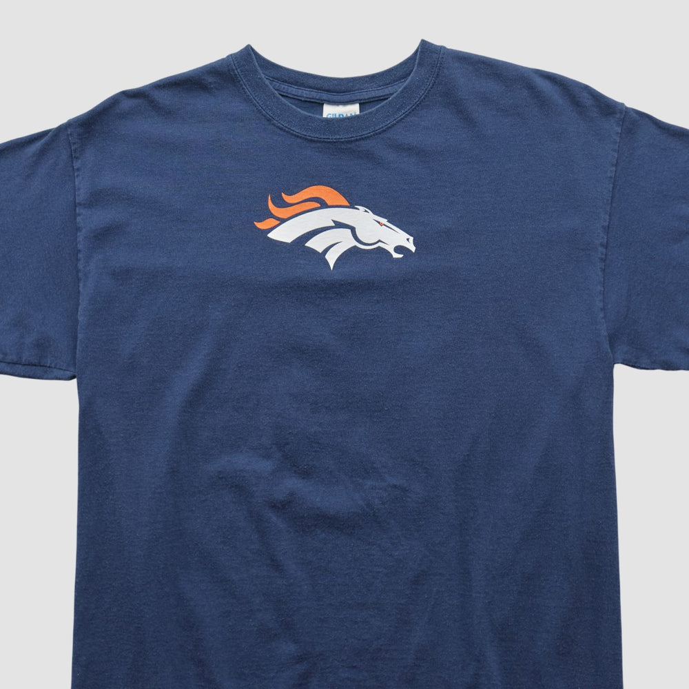 Fanatics Denver Broncos Gildan 2010s T-shirt Navy Vintage