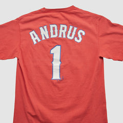 Texas Rangers Majestic 2000s T-shirt - Red - Vintage - Fanatics Online