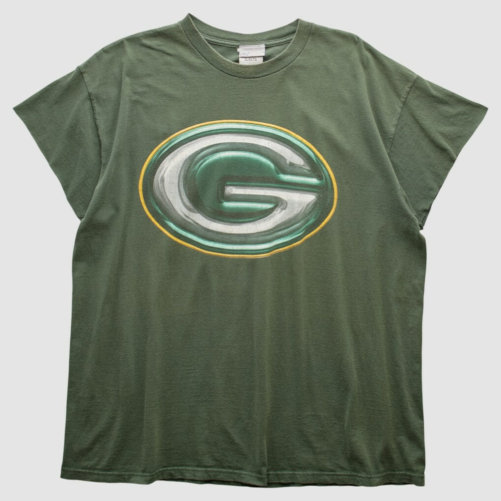 Fanatics Green Bay Packers Reebok 2000s T-shirt Green Vintage