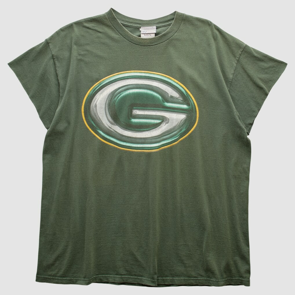 Fanatics Green Bay Packers Reebok 2000s T-shirt Green Vintage