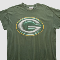 Fanatics Green Bay Packers Reebok 2000s T-shirt Green Vintage