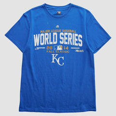Kansas City Royals Majestic 2014 T-shirt - Blue - Vintage - Fanatics Lifestyle