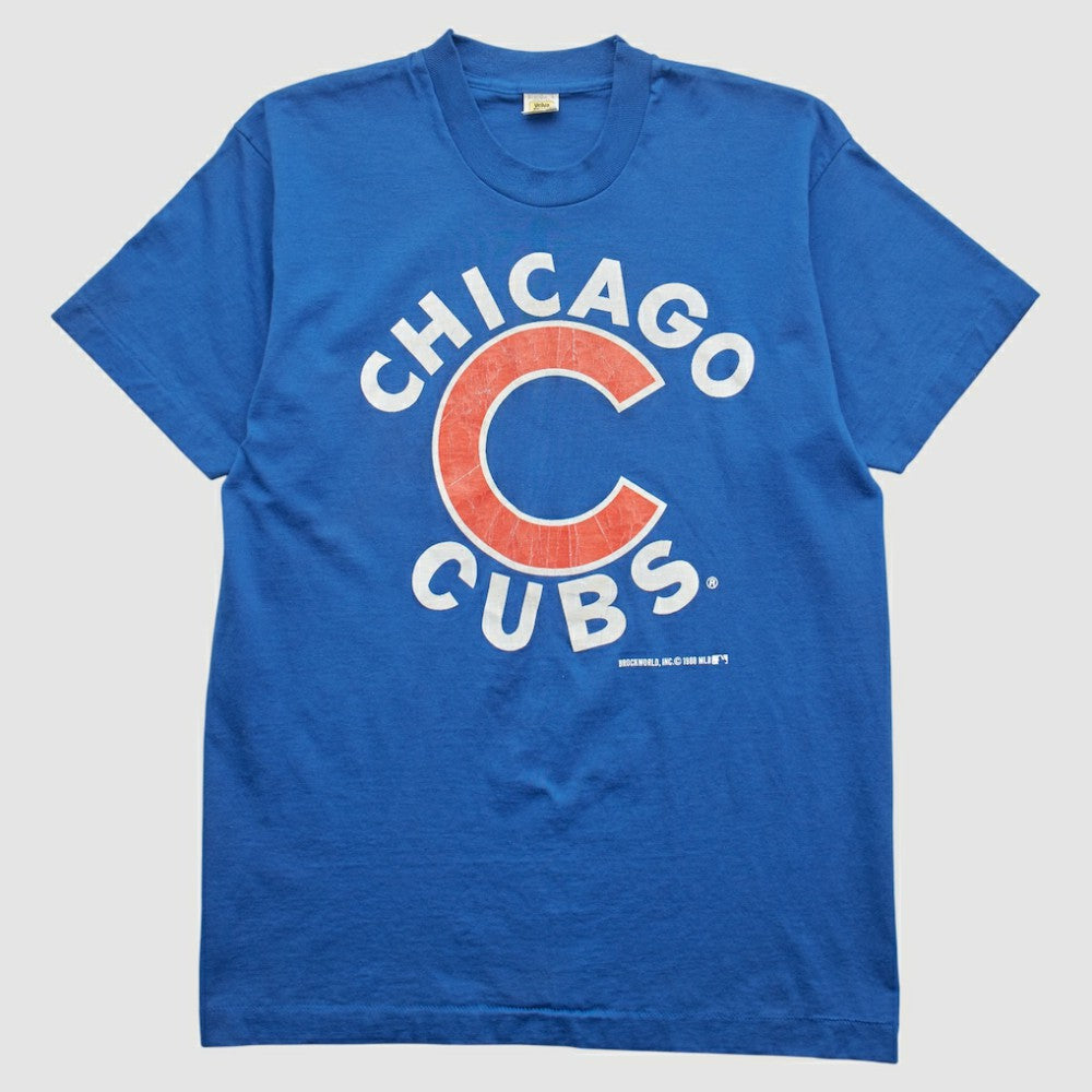Chicago Cubs Velva Sheen 1988 T-shirt - Blue - Vintage - Fanatics Lifestyle
