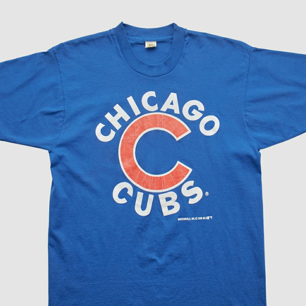 Chicago Cubs Velva Sheen 1988 T-shirt - Blue - Vintage - Fanatics Lifestyle