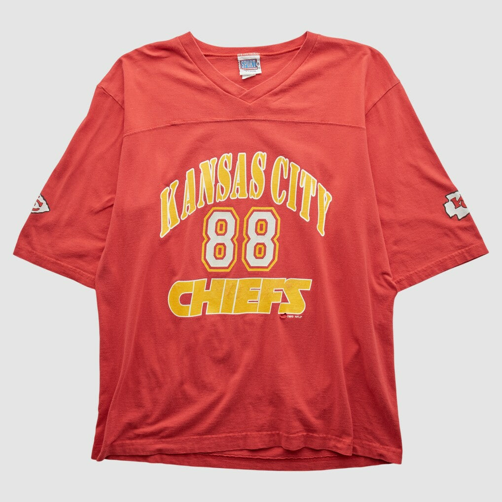 Fanatics Kansas City Chiefs Sport Attack 90s T-shirt Red Vintage