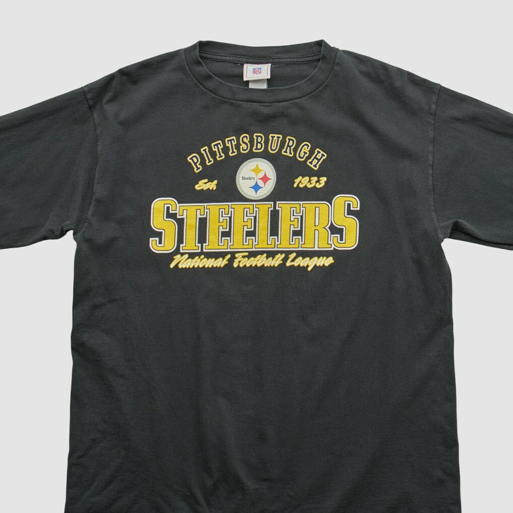 Fanatics Pittsburgh Steelers NFL 2000s Long Sleeve T-shirt Black Vintage
