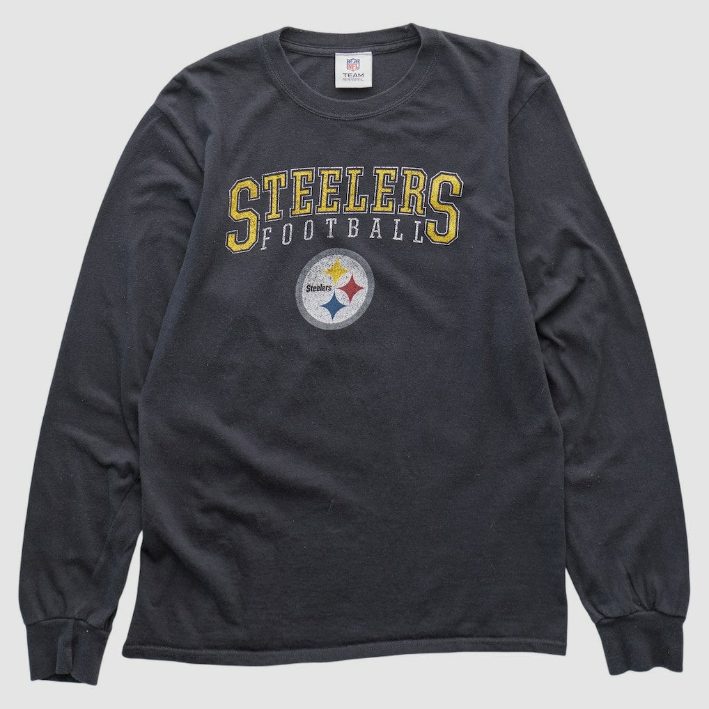 Fanatics Pittsburgh Steelers NFL 2010s Long Sleeve T-shirt Black Vintage