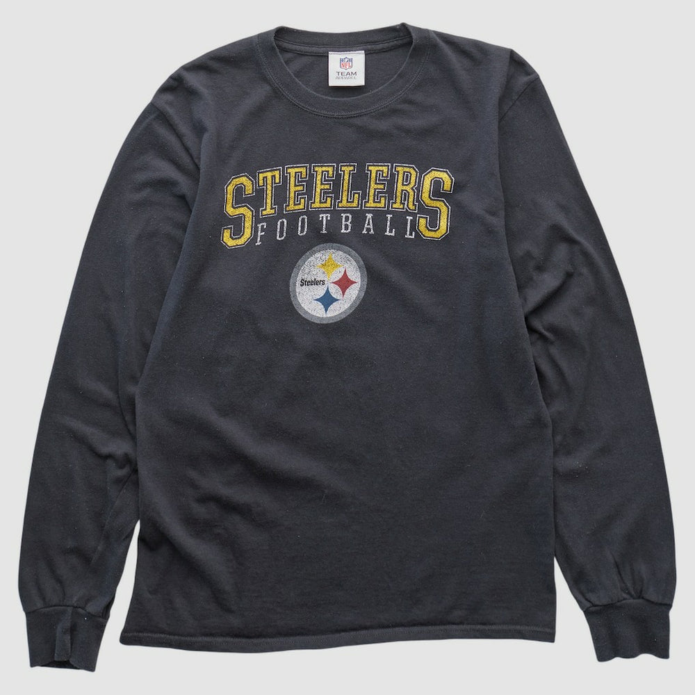 Fanatics Pittsburgh Steelers NFL 2010s Long Sleeve T-shirt Black Vintage