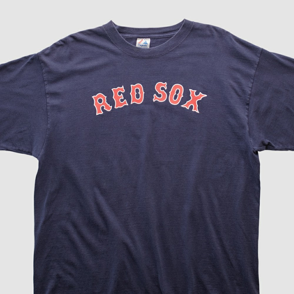 Boston Red Sox Majestic 2000s T-shirt - Navy - 2XVintage - Fanatics Sale