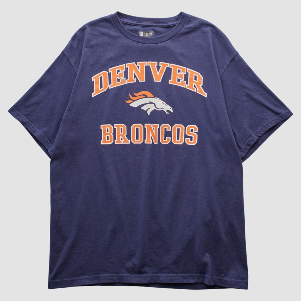 Fanatics Denver Broncos Team Edition Apparel 2000s T-shirt Navy Vintage