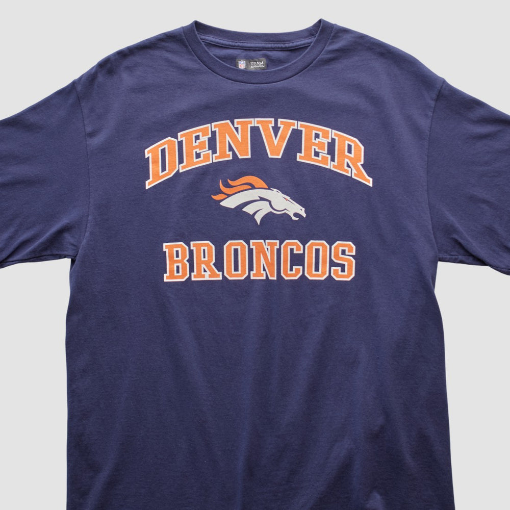 Fanatics Denver Broncos Team Edition Apparel 2000s T-shirt Navy Vintage