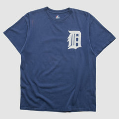 Detroit Tigers Majestic 2000s T-shirt - Navy - Vintage - Fanatics Sale