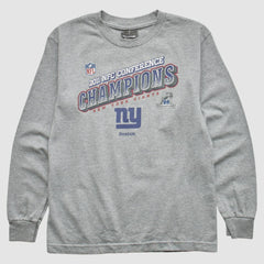 Fanatics New York Giants Reebok 2011 Pullover Sweatshirt Heather Gray Vintage