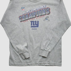 Fanatics New York Giants Reebok 2011 Pullover Sweatshirt Heather Gray Vintage
