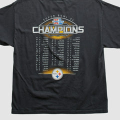 Fanatics Pittsburgh Steelers Reebok 2006 T-shirt Black Vintage