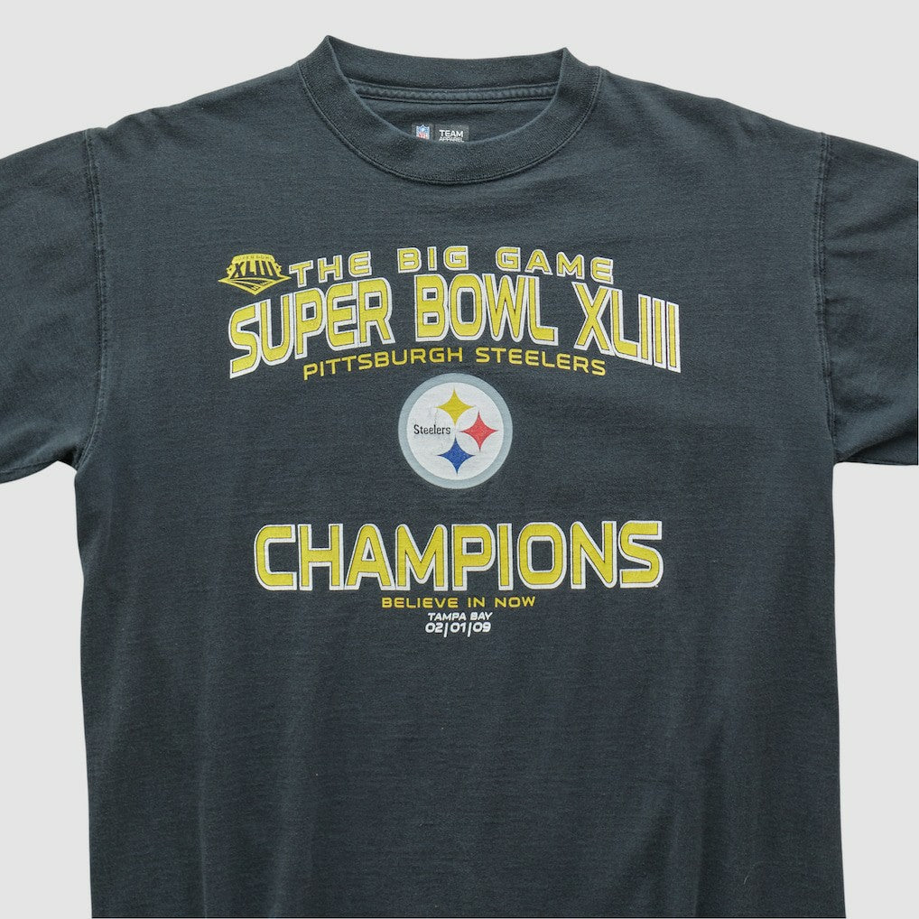 Fanatics Pittsburgh Steelers NFL 2009 T-shirt Charcoal Vintage