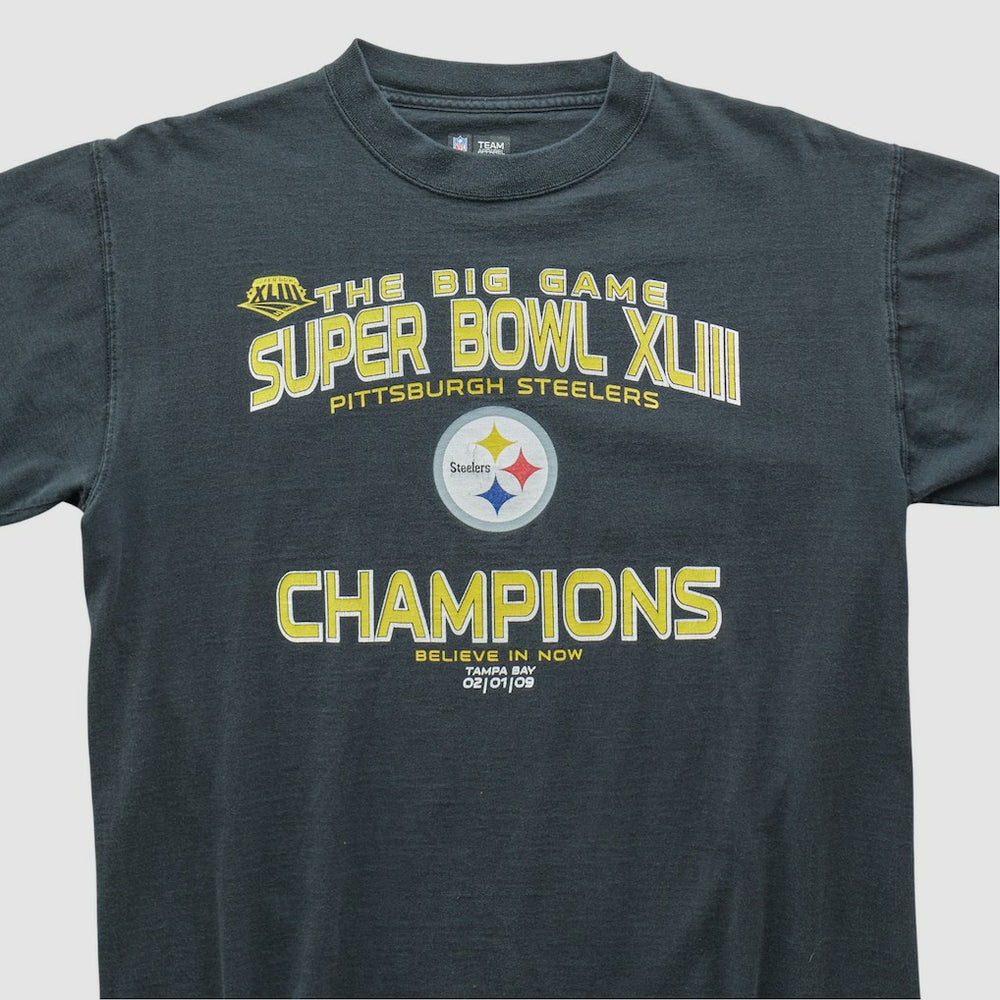 Fanatics Pittsburgh Steelers NFL 2009 T-shirt Charcoal Vintage