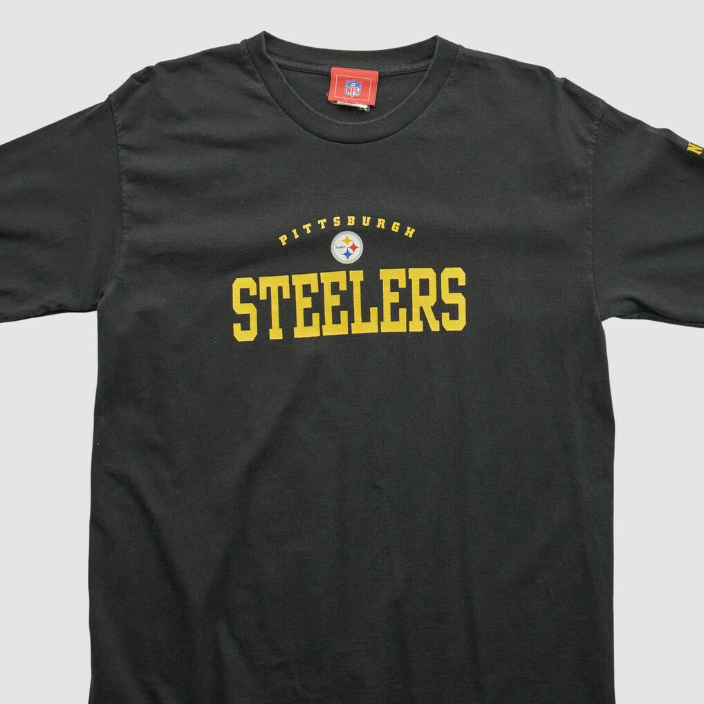 Fanatics Pittsburgh Steelers NFL 2000s Long Sleeve T-shirt Black Vintage
